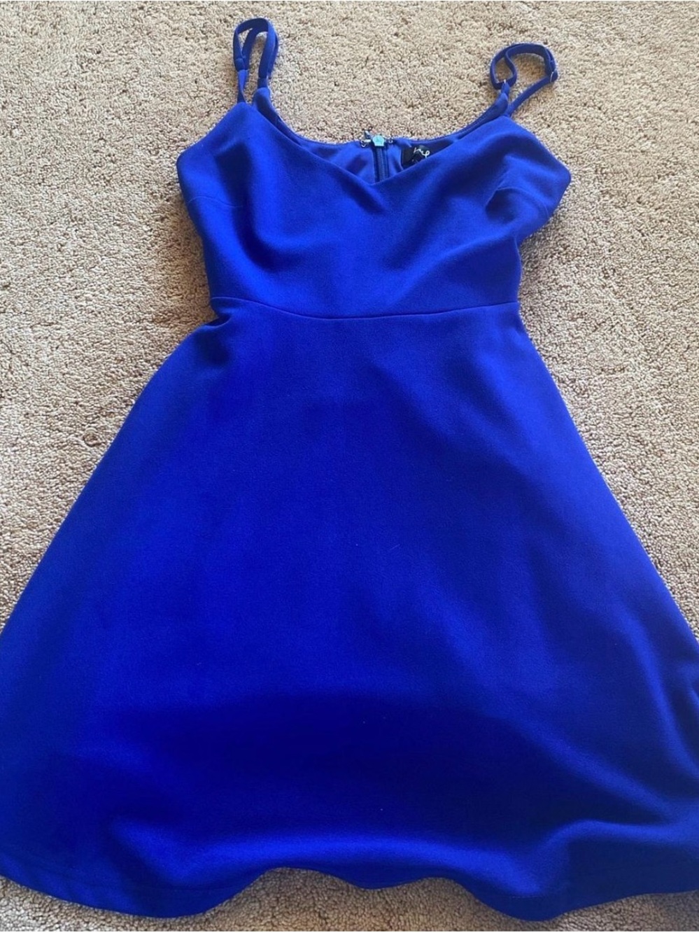 Lulus Royal Blue Skater Dress